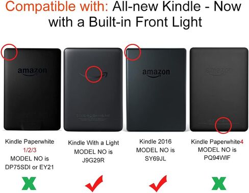 Young Me for All New Kindle E-Reader (10th Generation, 2019 Release and 8th Generation, 2016 Release) Series Case- Ultra Slim Soft Silicone Back and TPU Skin Cover/Case for Kindle E-Reader 6" White in Kuwait