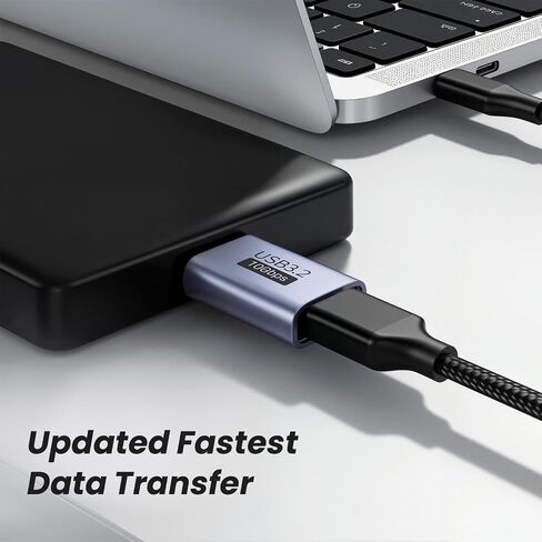 USB to Micro B Adapter(2 Pack), USB 3.2 10Gbps USB-A to Micro USB B Male in Kuwait