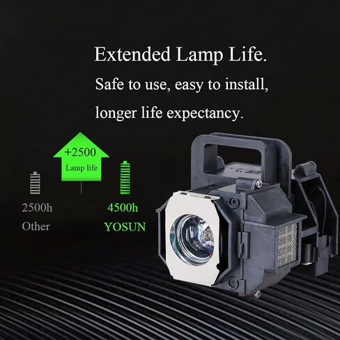 YOSUN v13h010l49 Projector lamp for Epson elplp49 powerLite Home Cinema 8350 8345 8500ub 8700ub 8100 6100 6500ub Replacement Projector lamp Bulb in Kuwait