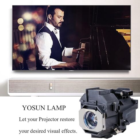YOSUN v13h010l49 Projector lamp for Epson elplp49 powerLite Home Cinema 8350 8345 8500ub 8700ub 8100 6100 6500ub Replacement Projector lamp Bulb in Kuwait