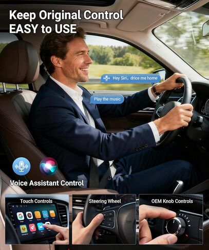 Ticarve 2-in-1 Wireless Apple CarPlay & Android Auto Adapter in Kuwait