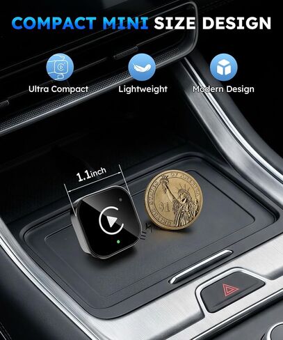 Ticarve 2-in-1 Wireless Apple CarPlay & Android Auto Adapter in Kuwait