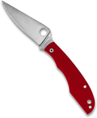 Spyderco Grasshopper Micro-Sized Slipjoint Knife with 2.3" 12c27 Steel Blade and G-10 Handle - EDC Knife for Men and Women, Perfect for Hunting, Tactical, Camping, Survival - PlainEdge - C138GRDP in Kuwait