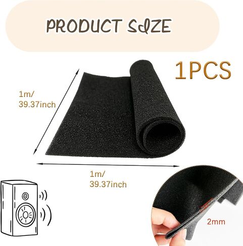Speaker Mesh PRO, 2mm Speakers Grill Sponge, Dustproof Acoustic Foam in Kuwait