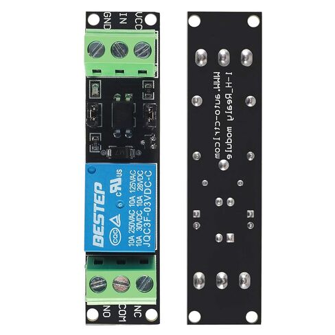 AITRIP 8 Pack 3V 1 Channel Relay Power Switch Module with Optocoupler Opto Isolation High Level Trigger for IOT ESP8266 Development Board in Kuwait