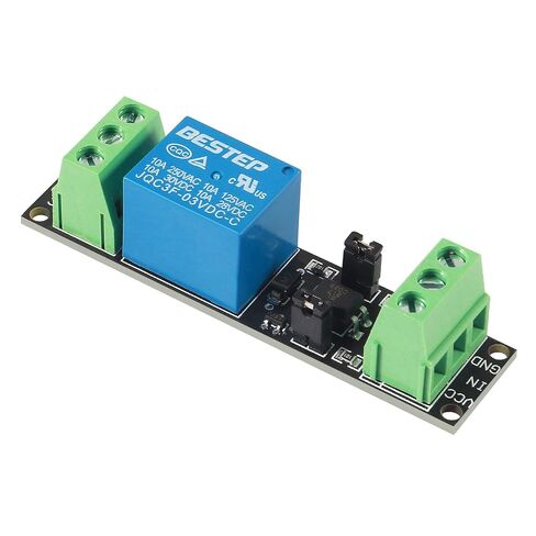 AITRIP 8 Pack 3V 1 Channel Relay Power Switch Module with Optocoupler Opto Isolation High Level Trigger for IOT ESP8266 Development Board in Kuwait