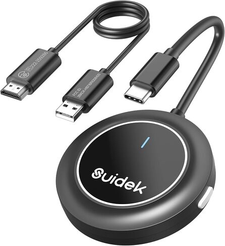 Wireless HDMI Display Dongle Adapter,USB-C to HDMI Transmitter and Receiver in Kuwait
