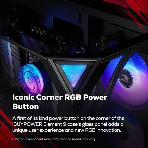iBUYPOWER Element Gaming PC Desktop Computer AMD Ryzen 7 7800X3D CPU, NVIDIA GeForce RTX 5060Ti 16GB GPU, 32GB DDR5 5200MHz RAM, 1TB NVMe SSD, Windows 11 Home, Gamer Keyboard and Mouse - EBA7N56T02 in Saudi Arabia