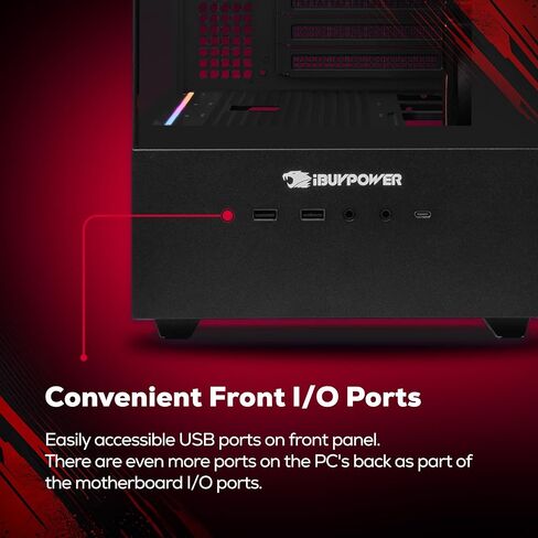 iBUYPOWER Element Gaming PC Desktop Computer AMD Ryzen 7 7800X3D CPU, NVIDIA GeForce RTX 5060Ti 16GB GPU, 32GB DDR5 5200MHz RAM, 1TB NVMe SSD, Windows 11 Home, Gamer Keyboard and Mouse - EBA7N56T02 in Saudi Arabia