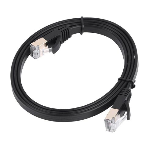 CAT7 Shielded Ethernet Cable High Speed 10Gbps for Laptop Modem Router 1M Black (1m/3.3ft) in Kuwait