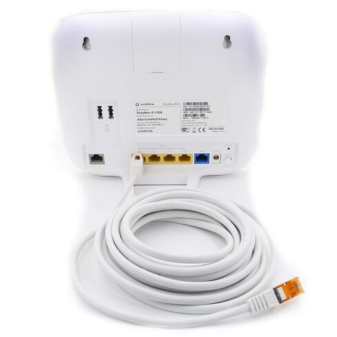1aTTack.de Cat.7 ethernet Cable 1m - 5 Colors Set 03-5 Pieces - Cat7 LAN Network 10GBASE-T - 10000 Mbps (Sftp Pimf) Double Shielded patchcable RJ45 Plug Cat.6a in Kuwait