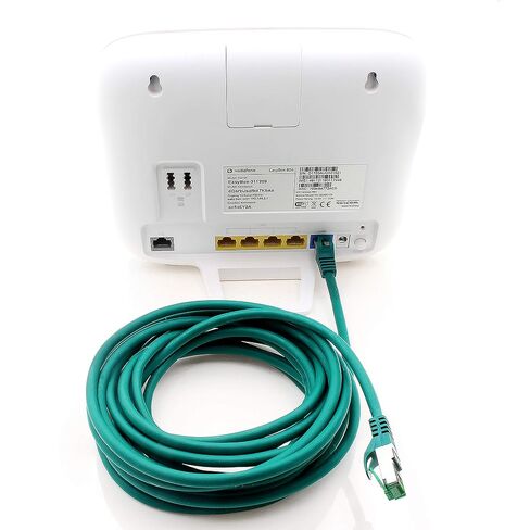 Cat.7 ethernet Cable 0,5m - Blue - 10 Pieces - Cat7 LAN Network 10GBASE-T - 10000 Mbps (Sftp Pimf) Double Shielded patchcable RJ45 Plug Cat.6a in Kuwait