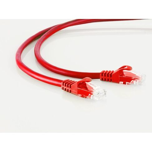 Shiverpeaks® BASIC-S Network Cable Ethernet LAN Patch Cable RJ45 U/UTP CAT 7 10 Gbit/s 600 MHz Red 2 m in Kuwait