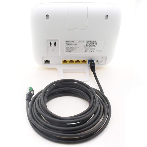 1aTTack.de Cat.7 ethernet Cable 3m - Black - 5 Pieces - Cat7 LAN Network 10GBASE-T - 10000 Mbps (Sftp Pimf) Double Shielded patchcable RJ45 Plug Cat.6a in Kuwait
