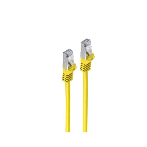 RJ45 Patch Cable with CAT 7 Raw Cable PIMF Yellow 1.5 m in Kuwait