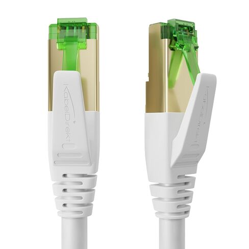 KabelDirekt – Cat 7 Ethernet Cable 10Gbps – 5ft, White in Kuwait
