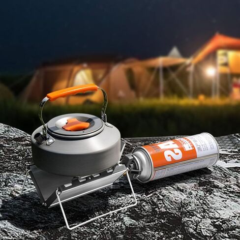 Folding Stove, 2600w Portable Stove, Camping Stove Burner, Folding Cooking Stove,2600W Outdoor Foldable Cassette Stove, Cassette Butan Stove, Cooking Folding Burner, High Heat Camping Gaas Stove, Outd in Kuwait