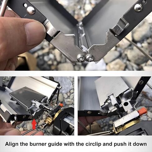 Folding Stove, 2600w Portable Stove, Camping Stove Burner, Folding Cooking Stove,2600W Outdoor Foldable Cassette Stove, Cassette Butan Stove, Cooking Folding Burner, High Heat Camping Gaas Stove, Outd in Kuwait