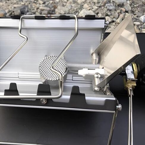Folding Stove, 2600w Portable Stove, Camping Stove Burner, Folding Cooking Stove,2600W Outdoor Foldable Cassette Stove, Cassette Butan Stove, Cooking Folding Burner, High Heat Camping Gaas Stove, Outd in Kuwait