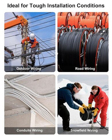 Uniboot OM3 LC to LC Fiber Patch Cable 15M/50FT, Outdoor Multimode Duplex in Kuwait