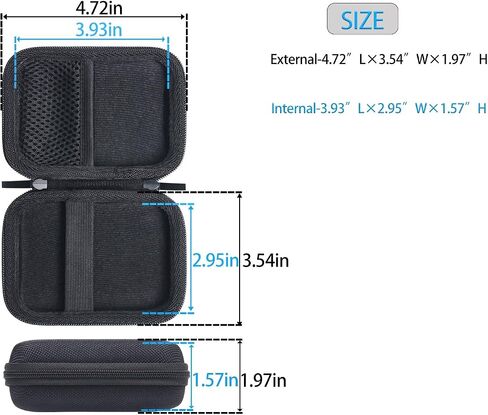 Hard Protective Travel Case Compatible with ZOLEO Satellite Communicator, Compatible with ZOLEO Global Satellite Communicator Accessories in Kuwait