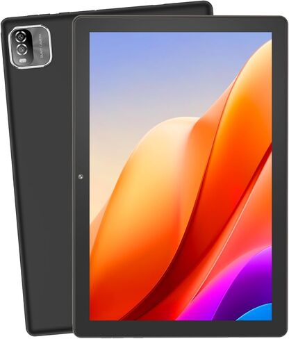 10 in Android Tablet 64GB+1TB, 1280x800 IPS Dual Camera 6000mAh (Black) in Kuwait
