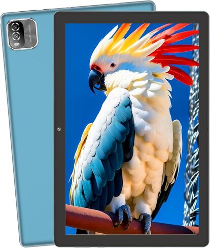 10 in Android Tablet 64GB+1TB, 1280x800 IPS Dual Camera 6000mAh (Blue) in Kuwait