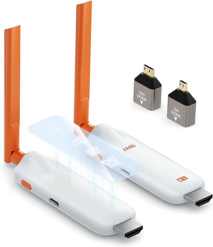 TIMBOOTECH Wireless HDMI 3 Receivers and Transmitter with LED Screens in Kuwait