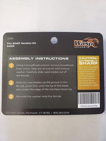 Wasp Havalon HV Replacement Blades 9pk in Kuwait