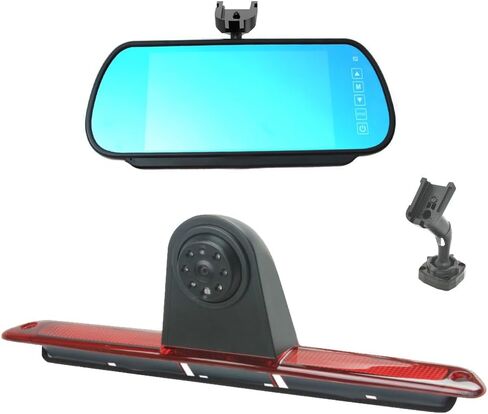 Sprinter Brake Light Backup Camera System Compatible for Transporter Sprinter W906 2007-2018/Crafter Truck Vans 2007-2016 (with 7 inch Monitor) in Kuwait
