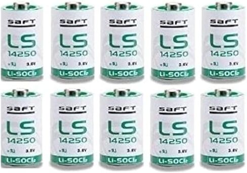 (10 PACK) Saft LS-14250 1/2 AA 3.6V Lithium (non Rechargeable) in Kuwait