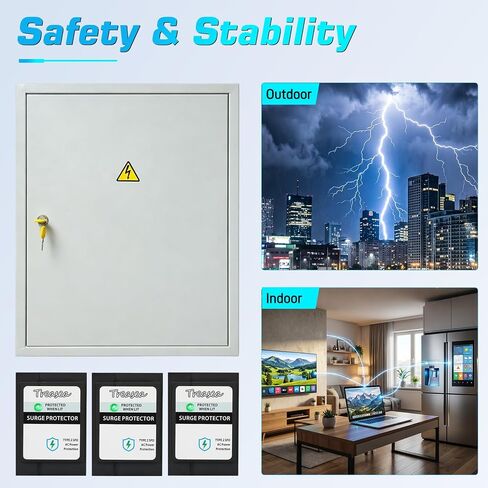 Type BR Whole-Panel Circuit Breaker Surge Protective Device (3 Pack) in Kuwait