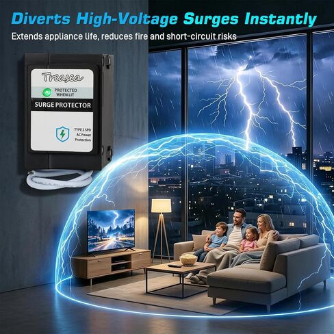 Type BR Whole-Panel Circuit Breaker Surge Protective Device (3 Pack) in Kuwait