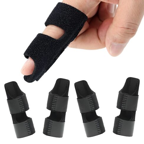 NSKONGDODO Trigger Finger Splints/Brace for Knuckle Immobilization,Broken Protector and Straightening Arthritis Relief,Pain Relief,Fits Index,Middle, Ring Fingers (4, Small) in Kuwait