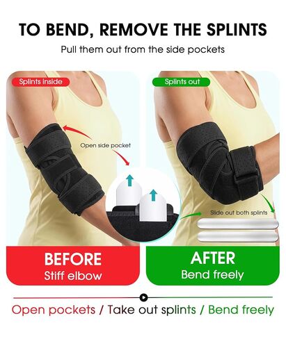 Elbow Brace for Cubital Tunnel & Ulnar Nerve Support Night Splint in Kuwait