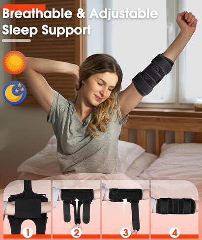 Elbow Brace for Cubital Tunnel & Ulnar Nerve Support Night Splint in Kuwait