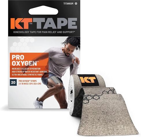 KT Tape Pro Oxygen, Synthetic Kinesiology Athletic Tape with Celliant Technology in Kuwait
