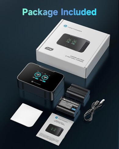 FirstPower EN-EL15C Battery and 20W Dual Fast Charger for Nikon Cameras in Saudi Arabia