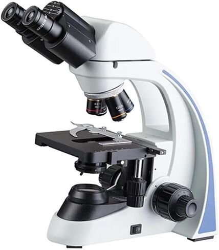 Microscope Accessories Kit Laboratory Binocular Biological Microscope Professional Biological Microscope Microscope Slides(A Binocular) in Saudi Arabia