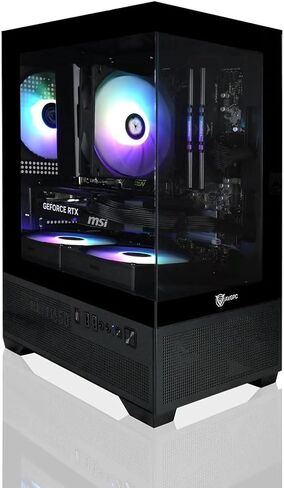 Mini-X Gaming PC - Core i5-11400F CPU, Arc B580 12G VRAM GPU, 32GB RAM, 1TB M.2 NVMe SSD, Windows 11 Home Black in Kuwait