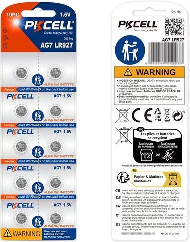 PKCELL 20 Pack SR927SW Watch Battery LR927 395 399 Battery in Kuwait