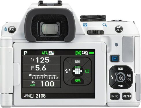 Pentax K-S2 20MP Wi-Fi Enabled Weatherized SLR Body Only (White) in Kuwait