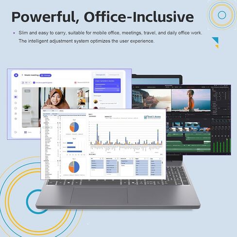 Lenovo IdeaPad Slim 3 Laptop for Students & Business Office Work, 15.3" WUXGA Display, Intel i5-13420H 8-Core, Customized 8GB DDR5 RAM, 512GB PCIe SSD, WiFi 6, Bluetooth 5.2, Windows 11, Luna Grey in Kuwait