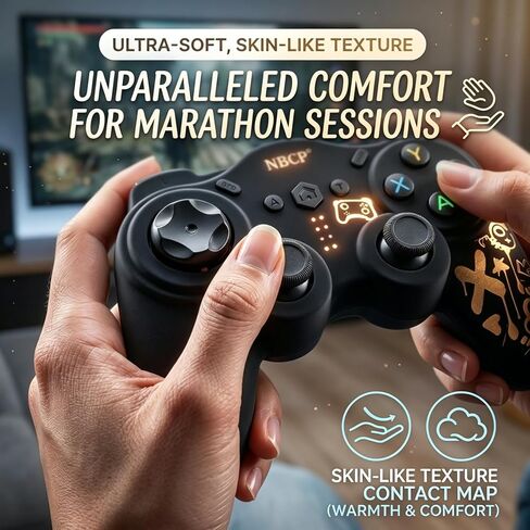 NBCP Wireless Controller for Switch 2, Switch & PC, Hall Effect Joysticks, RGB in Saudi Arabia
