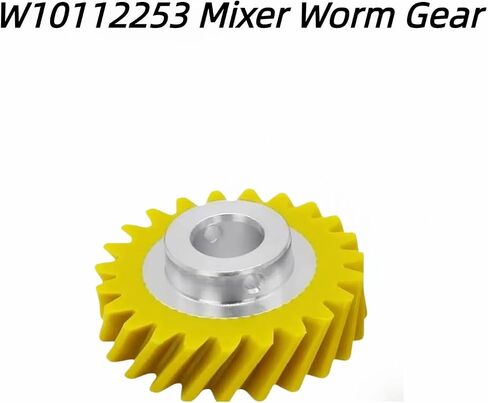 （4-PCS）W10112253 Mixer Worm Gear Replacement for Whirlpool and KitchenAid Mixers Gear Replaces for Parts 4162897 4169830 AP4295669 PS11748374 4161531 WPW10112253 in Saudi Arabia