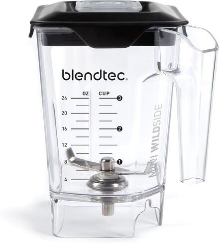 Blendtec 46oz Mini WildSide Jar, 24oz Blending Capacity, Clear in Saudi Arabia