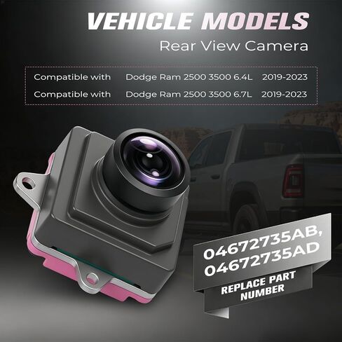 Rear View Camera Backup Camera Replaces 04672735AD 04672735AB 4672735AD in Kuwait