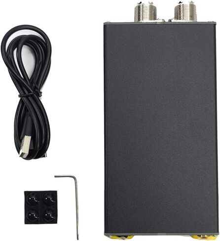 AT100M Pro Antenna Tuner 1.8Mhz-30Mhz Automatic Manual Tuning Device 100W Power Meter SWR Meter Morse Code in Kuwait
