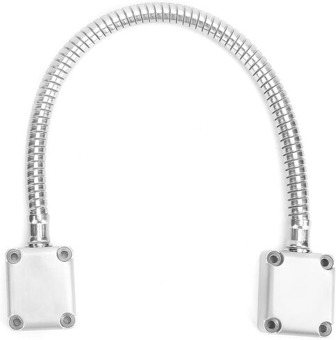 Door Loop Armored Door Cord Loop Cable Protector Access Control Cord 510mm Stainless Steel Corrugated Pipe Metal Heads Exposed Mounting Access Control in Kuwait