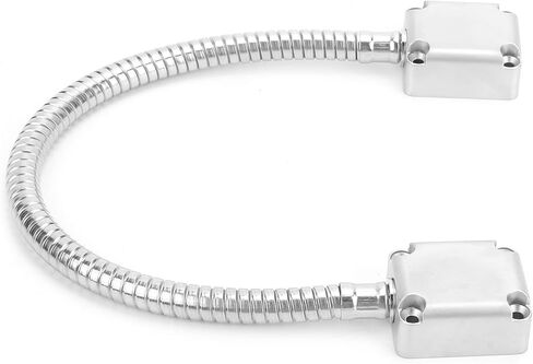 Door Loop Armored Door Cord Loop Cable Protector Access Control Cord 510mm Stainless Steel Corrugated Pipe Metal Heads Exposed Mounting Access Control in Kuwait